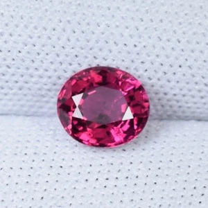 1.00 ct TOP LUSTROUS BEST GRADE PURPLE PINK / NATURAL RUBELITE TOURMALINE - Oval - Picture 1 of 3