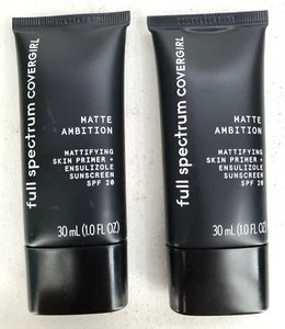 CoverGirl Full Spectrum Mattifying Skin Primer + Sunscreen SPF 20 Lot of 2 New - Picture 1 of 4