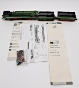 Roco H0 Platin 69198 locomotora de vapor BR 02 0201-0 DR + ténder adicional como nuevo sin embalaje original - Imagen 1 de 23