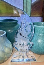 Numbered Waterford Crystal ATLANTA OLYMPIC TORCH (1996) 7 5/8" Made in IRELAND