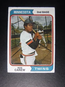 1974 Topps Baseball Card #50 Rod Carew Minnesota Twins HOF EX Free Ship - Picture 1 of 2