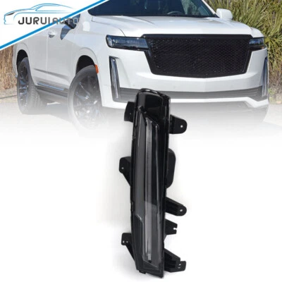 Passenger Fog Light For 2021-2024 Cadillac Escalade Daytime Running Lamp LED DRL - Image 1 of 4