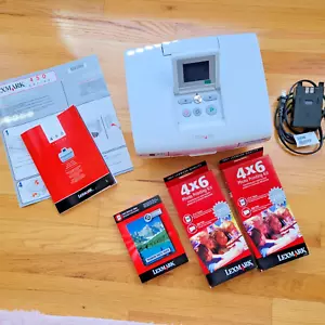 Lexmark P450 Digital Photo Inkjet Printer - complete lot with photo paper & ink - Picture 1 of 11