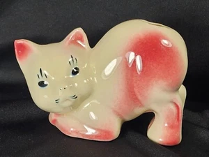 Vintage Ceramic Cat Air Wick Diffuser/Bud Vase, Red & White, Great Condition - Picture 1 of 11