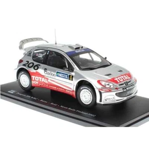 1:24 Peugeot 206 WRC Burns Rally Finland 2002 Ixo Salvat Diecast - Imagen 1 de 2