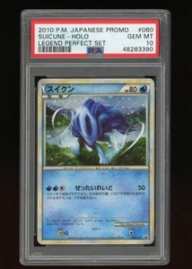 Pokemon PSA 10 GEMA COMO NUEVA Brillante Suicune 2010 Leyenda Perfecta Holo Tarjeta 60/L-P - Imagen 1 de 2