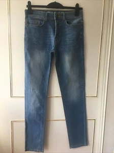 Denim Co Unisex Jeans Size 28"W X 31"L Stretch Skinny Casual Work Faded - Picture 1 of 10