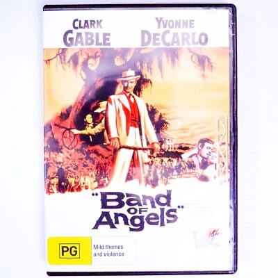 Band Of Angels (DVD, 1957) Drama Adventure Movie - Clark Gable, Yvonne De Carlo - Image 1 of 4