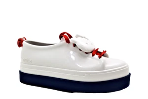 Größe 5 Melissa Be Hello Kitty PVC Sneaker Damen | Weiß - Bild 1 von 9