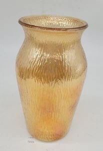 ThriftCHI ~ Vintage gemarkt Jeannette Ringelblume Karneval Glas Vase 7 1/2" - Bild 1 von 8