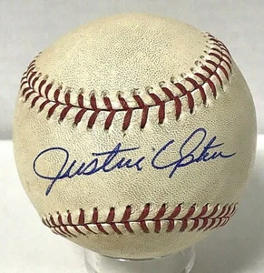 Justin Upton Signed Official 2006 MLB Game Rubbed Opening Day Baseball PSA/DNA - Picture 1 of 2