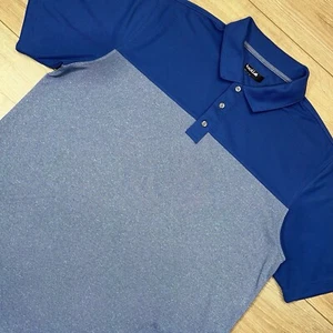 Bollé Herren Golf Polo Large Shirt feuchtigkeitsableitend sportlich blau grau - Bild 1 von 13