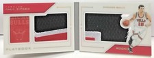 Paul Zipser 2016-17 Preferred Rookie Jumbo Playbook RC 3 color Patch #d/10 BULLS