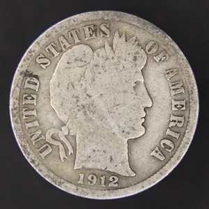 1912 Barber Dime - Silver - Great Book Filler - Picture 1 of 2