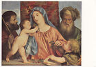 Künstler Postkarte - Tizian "Die Kirschenmadonna" (23)
