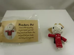 Voo Doo Friends portachiavi insegnanti animale domestico mettiti sul lato buono amico voodoo idea regalo - Foto 1 di 10