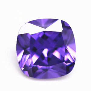 Purple Sapphire 3.40Ct 8x8mm Square Faceted Cut Shape AAAAA VVS Loose Gemstone