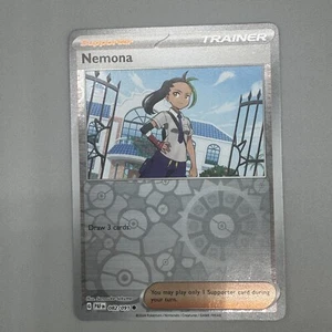 Pokémon TCG Nemona 082/091 Paldean Fates Reverse Holo Common - Picture 1 of 10