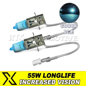 H3 453 Front Fog Lamp Light Bulbs 55W Ice White Blue 6000k Fits Ford - Picture 1 of 1
