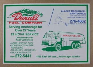 1984 Denali Fuel Company Anchorage Alaska vintage print Ad - Picture 1 of 1