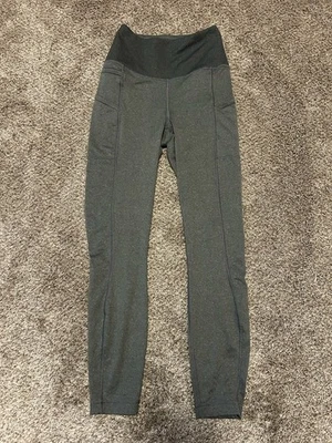 Meia-calça feminina Patagonia leve pacote S (22x25) cinza bolsos elásticos 21985 - Imagem 1 de 4