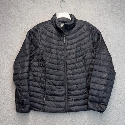 32 Degrees Heat Puffer Jacket Mens Large Black Down Insulated Full Zip Outdoor - Image 1 of 4