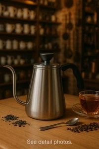 Ovalware Stainless Steel Gooseneck Kettle - Precision Pour for Coffee & Tea - Picture 1 of 5