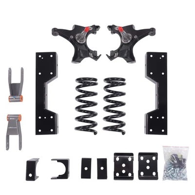 Front Rear 4"/7-8" Drop Kit For Chevrolet GMC C1500 88-98  W/1.25" ROTORS V8 — 第 1/4 张图片