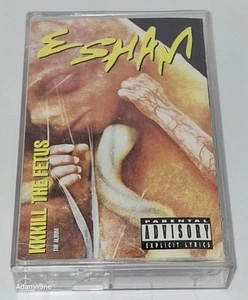 Esham: Kkkill The Fetus Cassette Tape OG 1998 RLP Press Red Foil Rare ICP - Picture 1 of 7