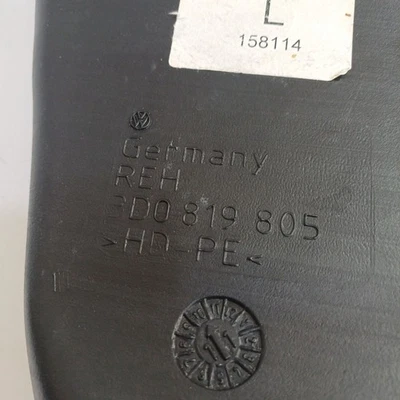 2004-2006 Volkswagen Phaeton LH Lower Console Air Duct 3D0819805 - Imagem 1 de 4