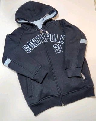 Толстовка с капюшоном молодежная для мальчиков Southpole средняя (5-6) с длинным рукавом на молнии  - Изображение 1 из 4