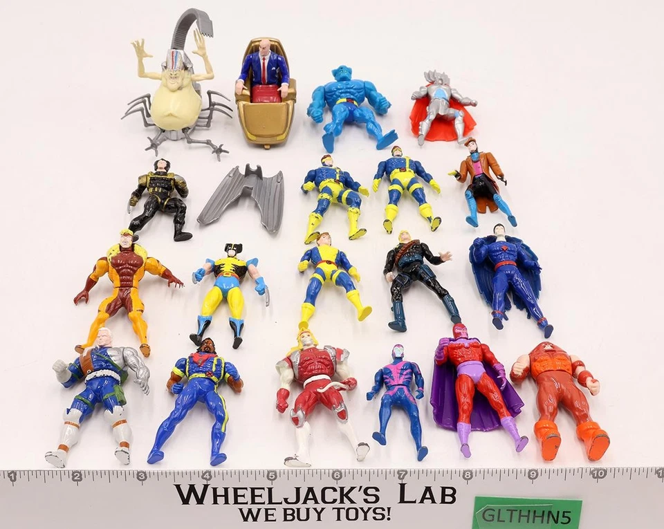 Lote de 20 figuras de acción sueltas de 3" de X-Men Steel Mutants Toy Biz Foto 1 de 3
