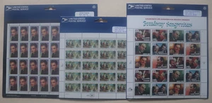 United States Stamp Sheets x 3 Hollywood California Broadway Songwriters 1998 - Picture 1 of 7