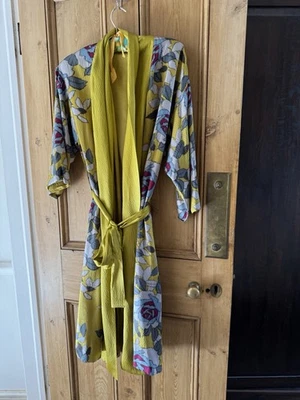 Toast Archive Silk Dressing Gown Robe Size- S- rrp£295 Pockets Tie- Exquisite - Image 1 of 4