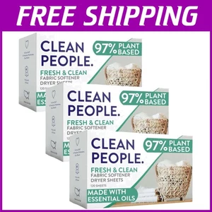 Fogli essiccatori a base vegetale - morbidi e senza statici 360pz - Foto 1 di 8