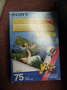 SONY PRINTER PAPER SVM-75LS WITH SONY PICTURE STATION EX-50 - Picture 1 of 5