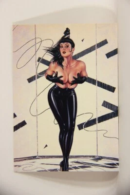 Olivia De Berardinis 1992 Trading Card #47 Auto Gyro - Pin-Up Art L008686 - Image 1 of 2