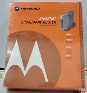 Motorola Etherner Broadband Router BR700 wired network Home office New sealed 