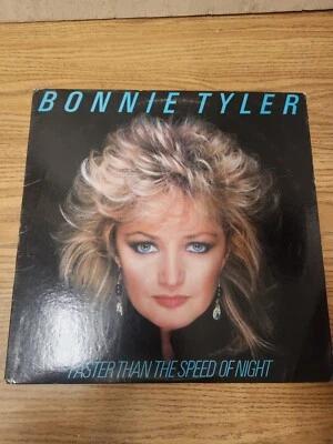 BONNIE TYLER faster than the speed of night Columbia FC 38710 orig 1983 + inner - Image 1 of 4