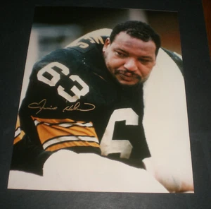 STEELERS ERNIE HOLMES AUTOGRAPHED 8X10 W/COA - Picture 1 of 2