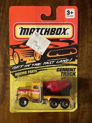 Vintage Matchbox MB19 Peterbilt Cement Truck  1992 "Pace"  Red / Yellow NEW - Image 1 of 4