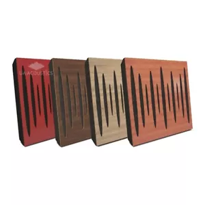 (2 Pack) 50*50*5cm Absorption-Diffuse Acoustic Panel "Pulsar" (laminated wood) - Picture 1 of 4