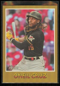 2024 Topps Heritage #75BS-10 Oneil Cruz Goil Foil SP - Picture 1 of 2