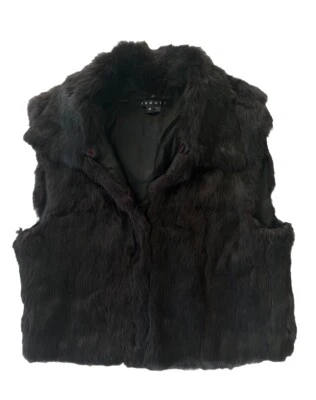 THEORY 正品 兔毛 最佳巧克力 棕色 Mob 妻子 尺寸 M — 第 1/4 张图片