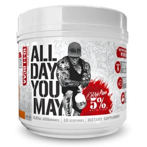 5% Nutrition Rich Piana All Day You May 30 servings BCAA Glutamine Joint Liver - Picture 1 of 1