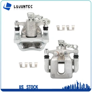 For 2016 2017 2018 2019 Chevrolet Cruze Pair Rear Disc Brake Calipers w/ Bracket - Picture 1 of 6