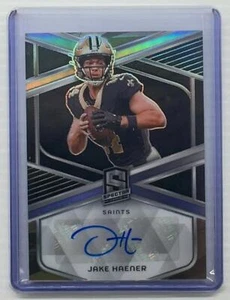 2024 Panini Spectra Jake Haener Silver Prizm Auto Autograph #96/199 Saints - Picture 1 of 2
