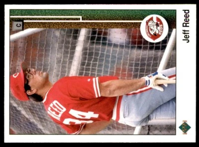 1989 Upper Deck Jeff Reed Cincinnati Reds #276 - Image 1 of 2