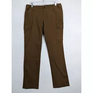 Ralph Lauren Womens Pants Size 12 Cotton Blend Brown - Picture 1 of 11