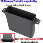 For Escalade ESV EXT Sierra Yukon Denali 2003-06 CD Changer Storage Pocket Cubby